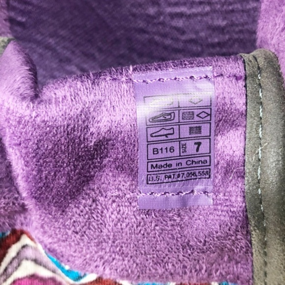 Blowfish Machiko Malibu Fold Over Patterned Colorful Casual Shoes - Picture 13 of 13